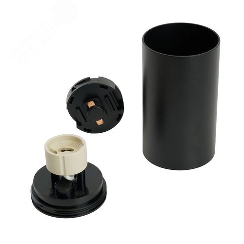 Светильник трековый на шинопровод ДПО GU10 без лампы IP40 черный - фото 8