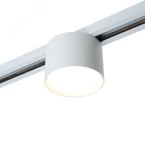 Светильник трековый на шинопровод ДПО GX53 без лампы IP40 белый - фото 5