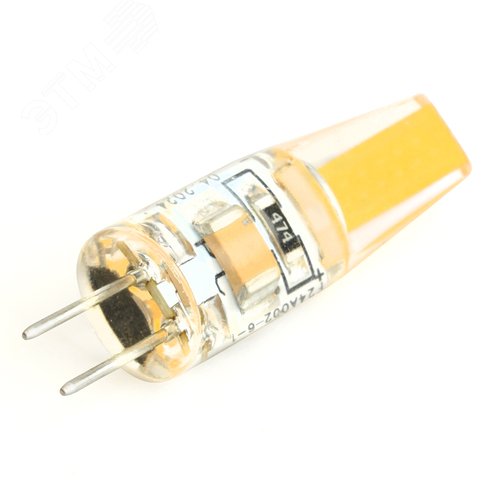Лампа светодиодная LED 3вт 230в G4 теплый капсульная - фото 2