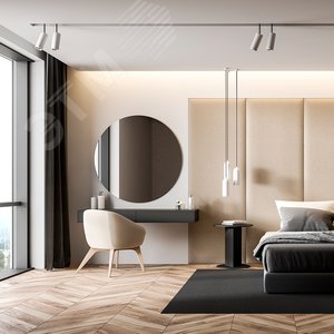 Светильник светодиодный трековый на шинопровод ДПО-12w 4000К 840 Лм белый с регулируемым углом освещения 15-60 гр - фото 4