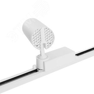 Светильник светодиодный трековый на шинопровод ДПО-12w 4000К 840 Лм белый с регулируемым углом освещения 15-60 гр - фото 12