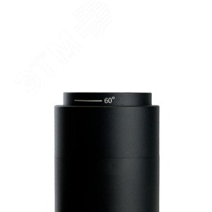 Светильник светодиодный трековый на шинопровод ДПО-12w 4000К 840 Лм черный с регулируемым углом освещения 15-60 гр - фото 2