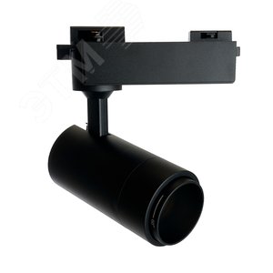 Светильник светодиодный трековый на шинопровод ДПО-12w 4000К 840 Лм черный с регулируемым углом освещения 15-60 гр - фото 6