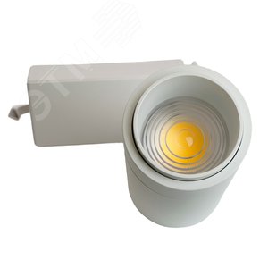 Светильник светодиодный трековый на шинопровод ДПО-20w 4000К 1400 Лм белый с регулируемым углом освещения 15-60 гр - фото 3