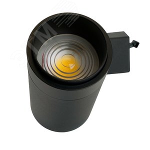 Светильник светодиодный трековый на шинопровод ДПО-30w 4000К 2100 Лм черный с регулируемым углом освещения 15-60 гр - фото 2