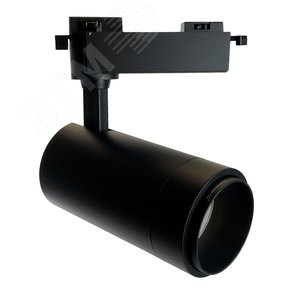 Светильник светодиодный трековый на шинопровод ДПО-30w 4000К 2100 Лм черный с регулируемым углом освещения 15-60 гр - фото 6