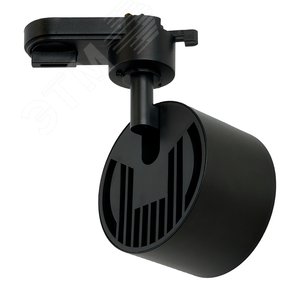 Светильник светодиодный трековый на шинопровод ДПО-12w 4000К 1080Лм черный - фото 6