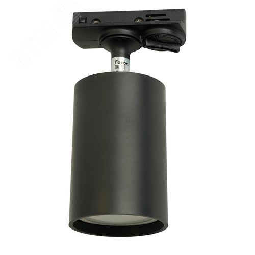 Светильник трековый на шинопровод ДПО GU10 без лампы IP40 черный .ONE - фото 1
