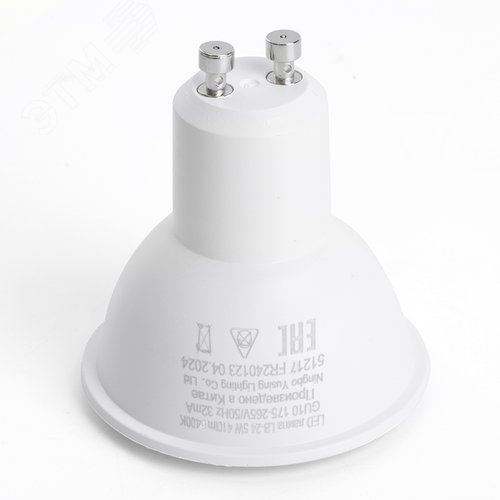 Лампа светодиодная LED 5вт 230в GU10 дневной - фото 4