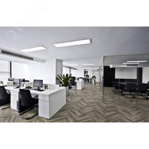 Светильник светодиодный ДВО-36w 1195х295х40 4000К 3600Лм матовый - фото 7