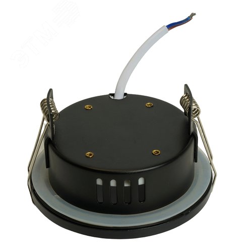 Светильник ДВО-15w GX53 без лампы черный IP44 - фото 4