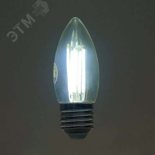 Лампа светодиодная LED 6вт Е27 дневной свеча FILAMENT .PRO - фото 6