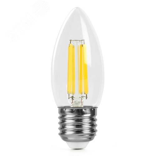 Лампа светодиодная LED 8вт Е27 белый свеча FILAMENT .PRO - фото 2