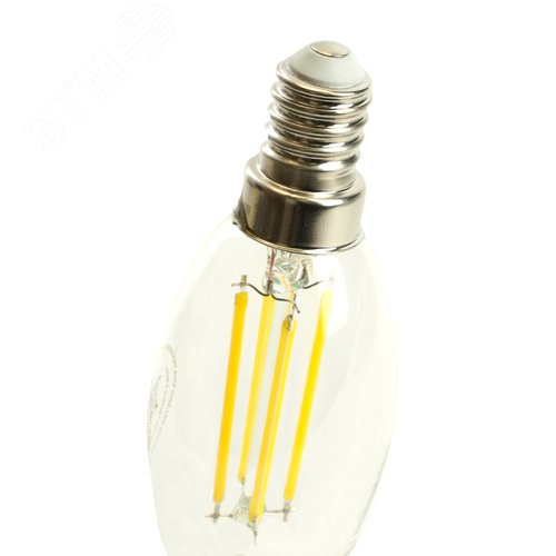 Лампа светодиодная LED 6вт Е14 дневной свеча FILAMENT .PRO - фото 4