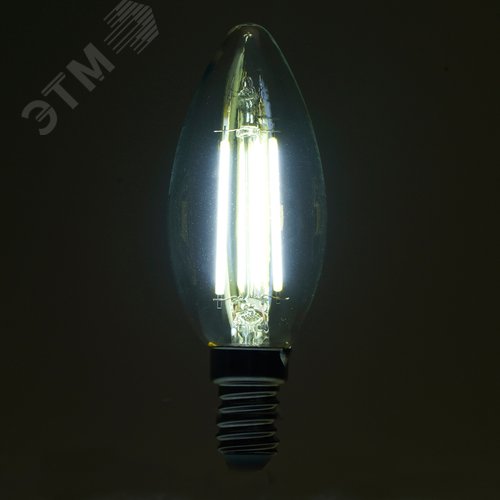 Лампа светодиодная LED 6вт Е14 дневной свеча FILAMENT .PRO - фото 7