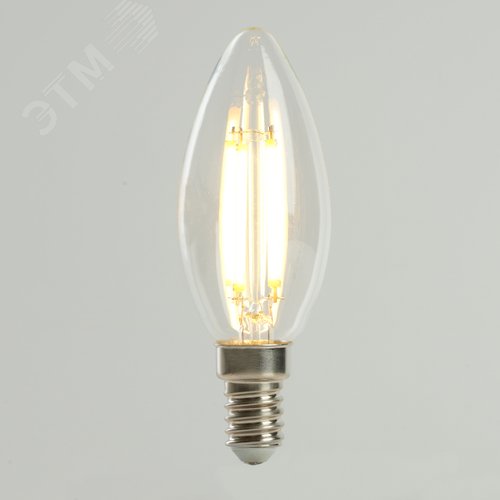 Лампа светодиодная LED 8вт Е14 теплый свеча FILAMENT .PRO - фото 6