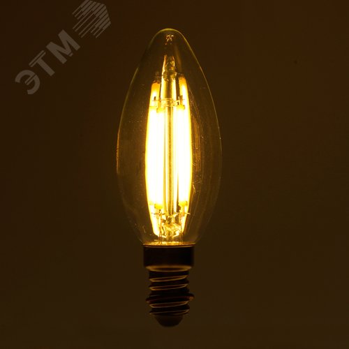 Лампа светодиодная LED 8вт Е14 теплый свеча FILAMENT .PRO - фото 7