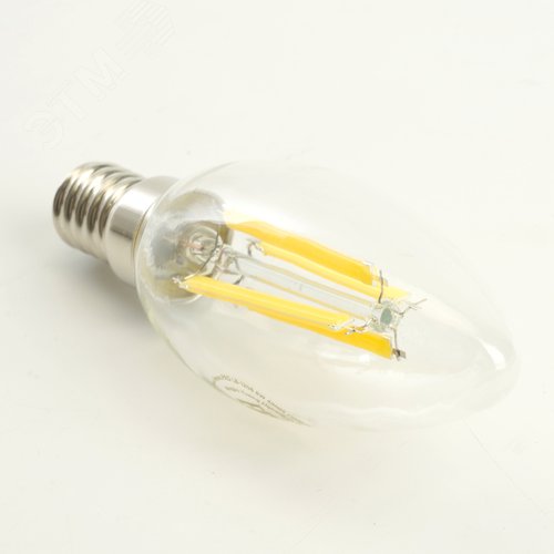 Лампа светодиодная LED 8вт Е14 дневной свеча FILAMENT .PRO - фото 3