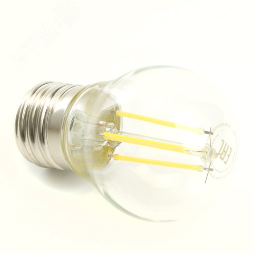 Лампа светодиодная LED 6вт Е27 белый шар FILAMENT .PRO - фото 5