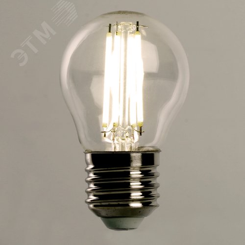 Лампа светодиодная LED 6вт Е27 белый шар FILAMENT .PRO - фото 6