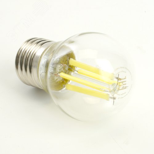 Лампа светодиодная LED 8вт Е27 теплый шар FILAMENT .PRO - фото 3