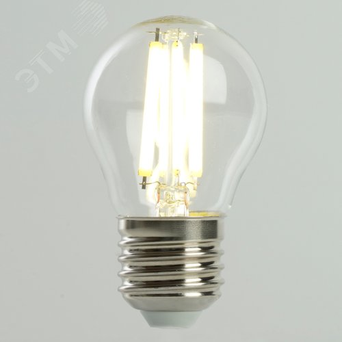 Лампа светодиодная LED 8вт Е27 белый шар FILAMENT .PRO - фото 6