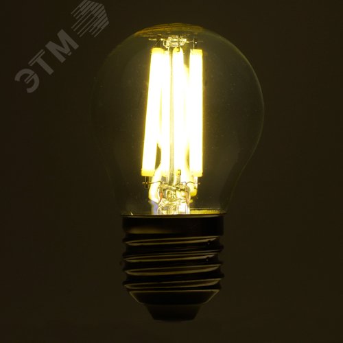 Лампа светодиодная LED 8вт Е27 белый шар FILAMENT .PRO - фото 7