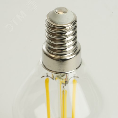 Лампа светодиодная LED 6вт Е14 теплый шар FILAMENT .PRO - фото 3