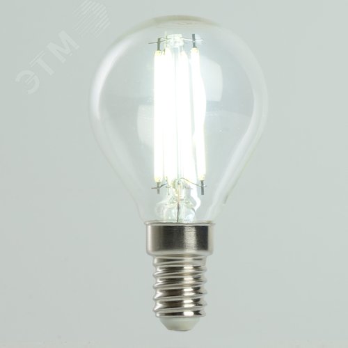 Лампа светодиодная LED 6вт Е14 дневной шар FILAMENT .PRO - фото 6