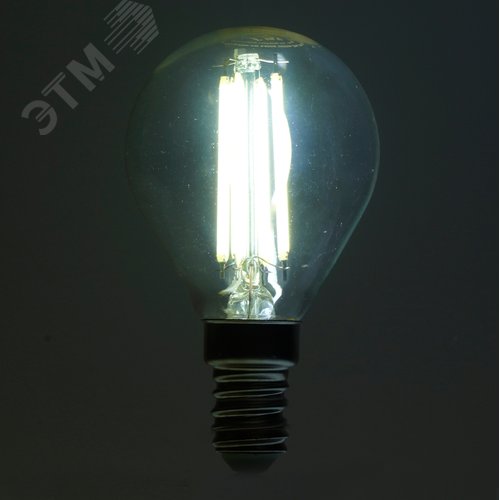 Лампа светодиодная LED 6вт Е14 дневной шар FILAMENT .PRO - фото 7