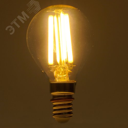 Лампа светодиодная LED 8вт Е14 теплый шар FILAMENT .PRO - фото 8