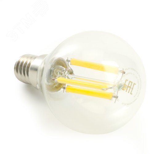 Лампа светодиодная LED 8вт Е14 белый шар FILAMENT .PRO - фото 6