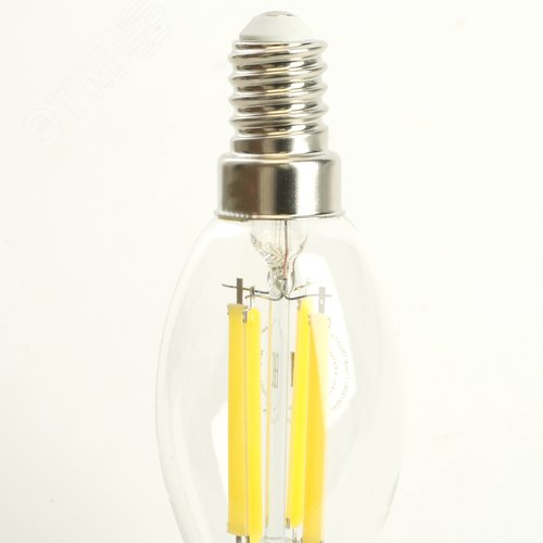 Лампа светодиодная LED 6вт Е14 дневной свеча на ветру FILAMENT .PRO - фото 4
