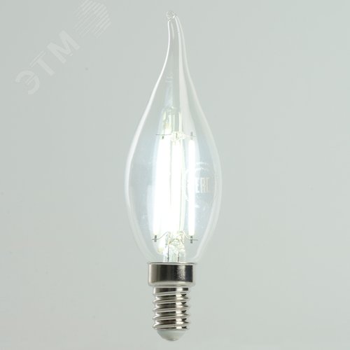 Лампа светодиодная LED 6вт Е14 дневной свеча на ветру FILAMENT .PRO - фото 6