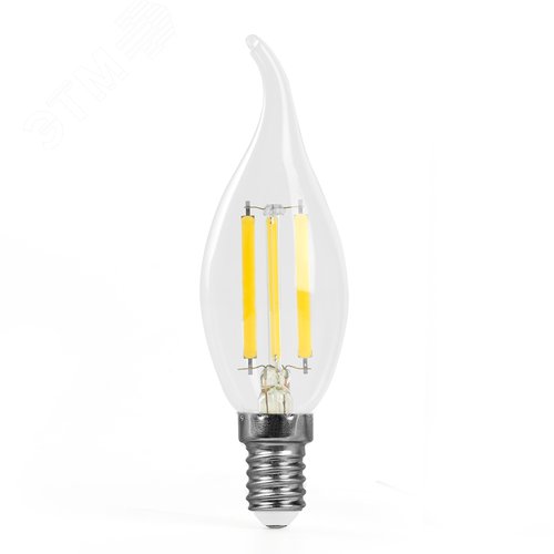 Лампа светодиодная LED 8вт Е14 теплый свеча на ветру FILAMENT .PRO - фото 2