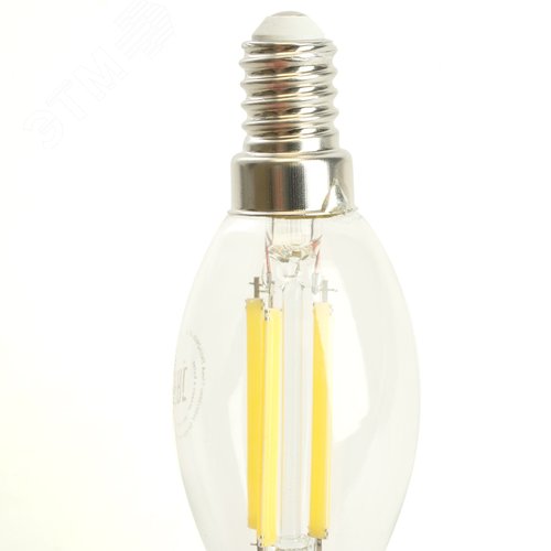 Лампа светодиодная LED 8вт Е14 белый свеча на ветру FILAMENT .PRO - фото 4