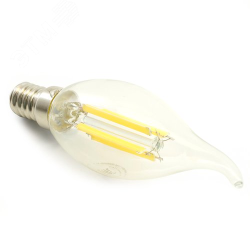 Лампа светодиодная LED 8вт Е14 белый свеча на ветру FILAMENT .PRO - фото 5