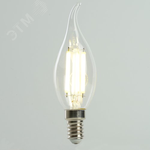 Лампа светодиодная LED 8вт Е14 белый свеча на ветру FILAMENT .PRO - фото 6