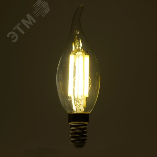 Лампа светодиодная LED 8вт Е14 белый свеча на ветру FILAMENT .PRO - фото 7
