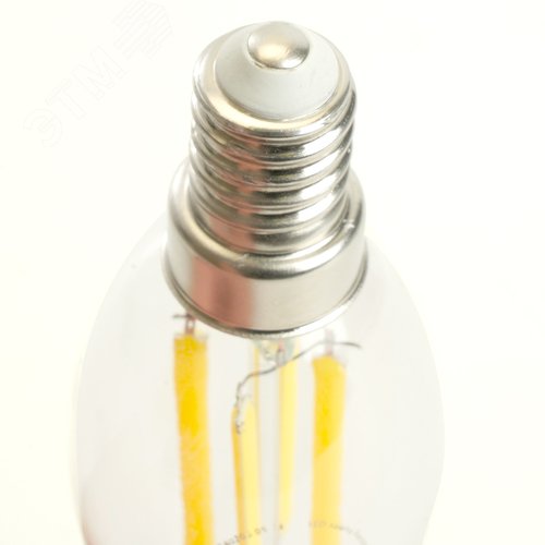 Лампа светодиодная LED 8вт Е14 дневной свеча на ветру FILAMENT .PRO - фото 3