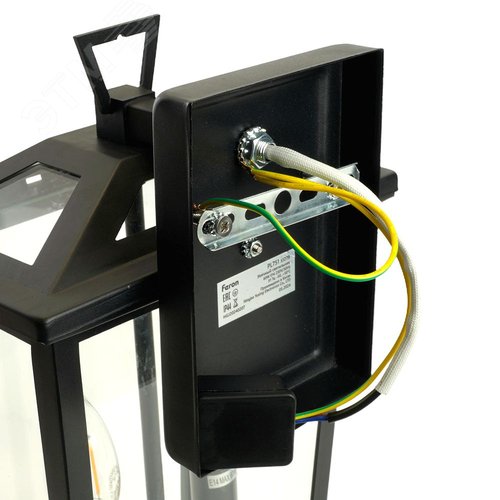 Светильник НБУ-60w вниз Е14 IP44 черный - фото 4