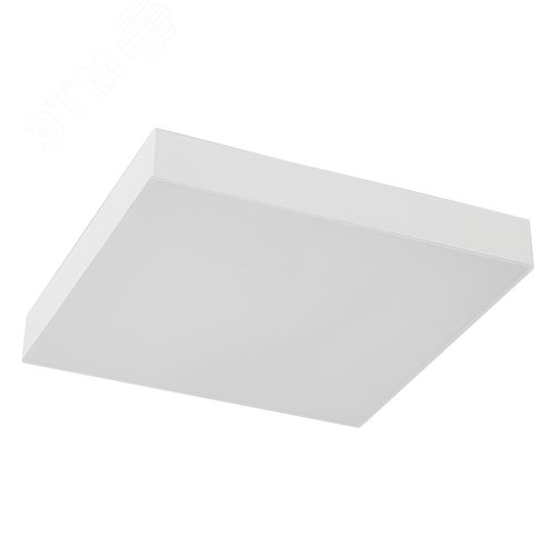 Светильник светодиодный ДПО-6w 4000K 480Лм квадратный белый IP44 - фото 1