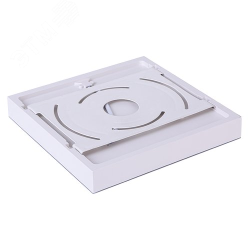 Светильник светодиодный ДПО-6w 4000K 480Лм квадратный белый IP44 - фото 2