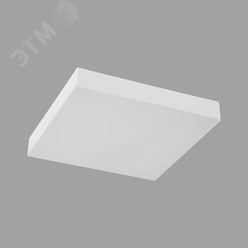 Светильник светодиодный ДПО-6w 4000K 480Лм квадратный белый IP44 - фото 3