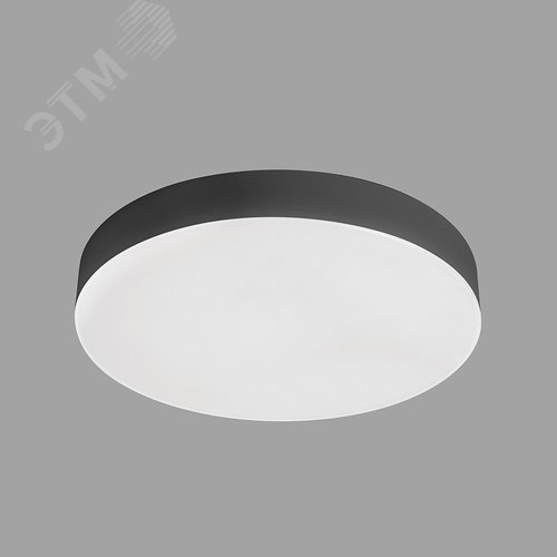 Светильник светодиодный ДПО-6w 4000K 480Лм черный IP44 - фото 3