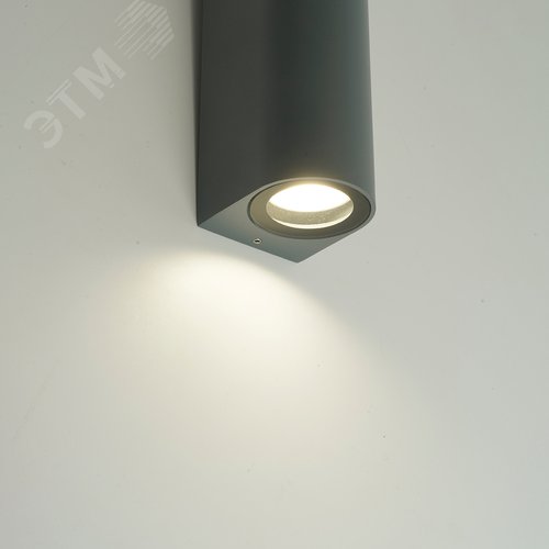 Светильник ДБУ 2xGU10 MR11 без лампы IP54 серый - фото 4