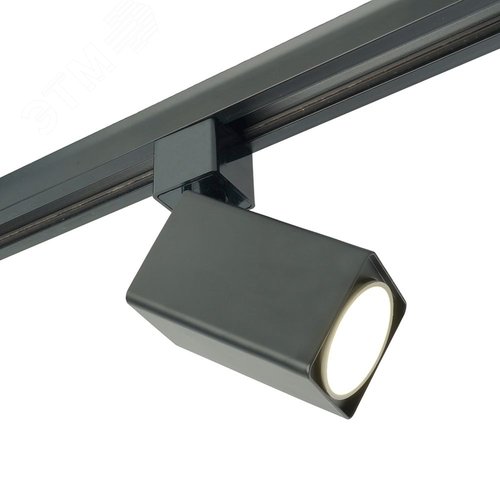 Светильник трековый на шинопровод ДПО GU10 без лампы черный - фото 2