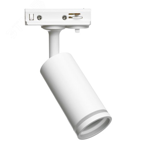 Светильник трековый на шинопровод ДПО GU10 MR11 без лампы белый - фото 1