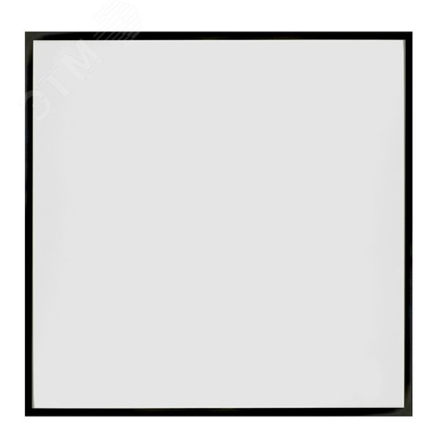 Светильник светодиодный ДВО-40w 595х595х25 4000К 3500Лм матовый с равномерной засветкой черный IP40 - фото 2