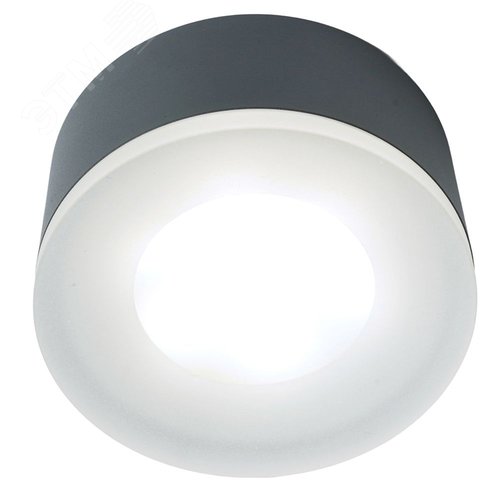 Светильник ДПО-12w GX53 без лампы черный - фото 2